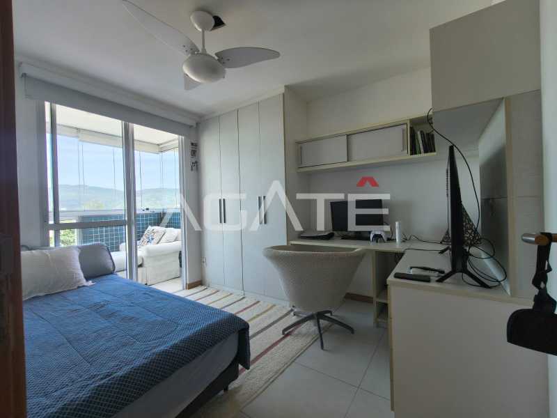 Condomínio Ed. Lagoa Mar - Agatê Imóveis vende lindo Apartamento de 102 m² Praia de Piratininga - Niterói por R 990 mil reais. - HTAP20066