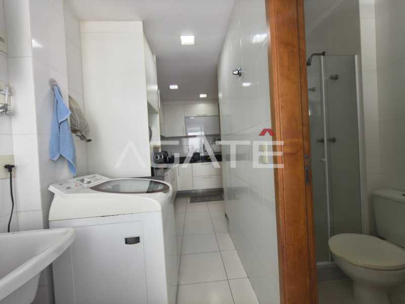 Condomínio Ed. Lagoa Mar - Agatê Imóveis vende lindo Apartamento de 102 m² Praia de Piratininga - Niterói por R 990 mil reais. - HTAP20066