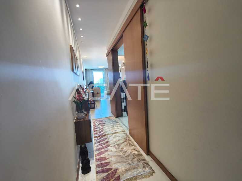 Condomínio Ed. Lagoa Mar - Agatê Imóveis vende lindo Apartamento de 102 m² Praia de Piratininga - Niterói por R 990 mil reais. - HTAP20066