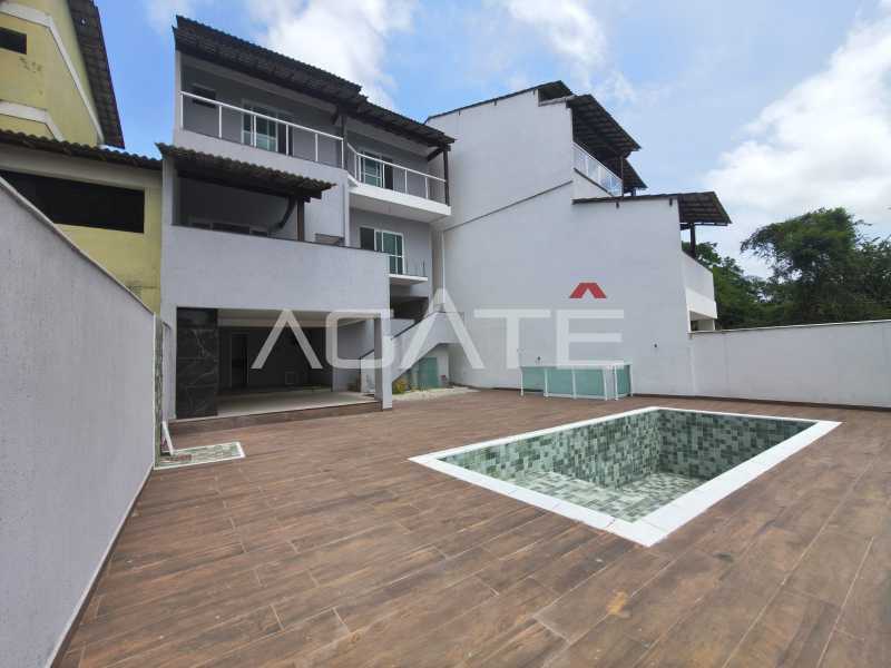 Conheça Casa 4 suítes Condomínio do imóvel - Agatê Imóveis vende maravilhosa casa triplex em condomínio com 300m² - Itaipu - Niterói/RJ por R$ 1.250.000,00 - HTCN40141 - 24 Casa 4 suítes Condomínio - 24