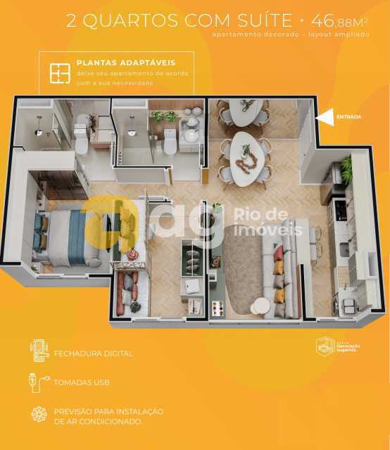 Apartamento 2 quartos à venda Rio de Janeiro,RJ - ARAP20038