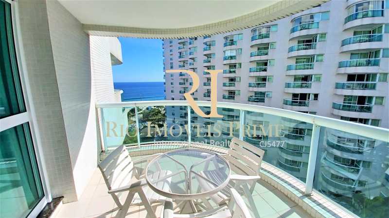 Conheça VARANDA do imóvel - Flat à venda Avenida Lúcio Costa, Barra da Tijuca, Rio de Janeiro - R$ 850.000 - RPFL10122 - 7 VARANDA - 7