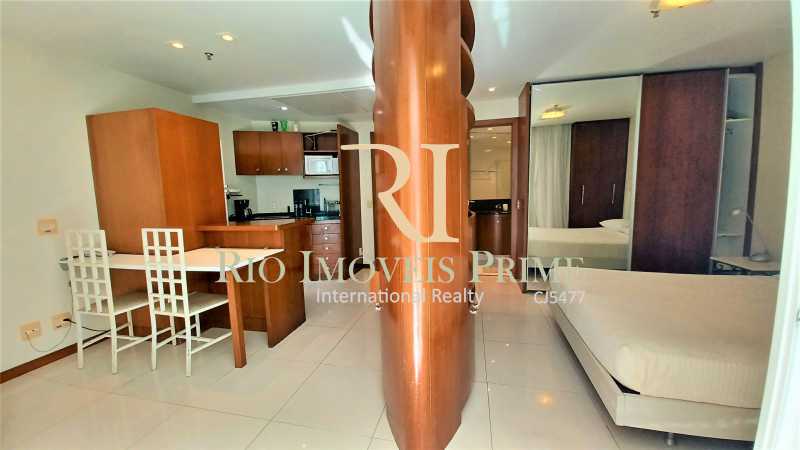 Conheça VISTA GERAL do imóvel - Flat à venda Avenida Lúcio Costa, Barra da Tijuca, Rio de Janeiro - R$ 850.000 - RPFL10122 - 10 VISTA GERAL - 10