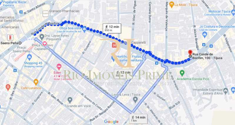 Conheça DISTÂNCIA METRÔ SP do imóvel - Tijuca, 3 quartos, suíte e vaga - RPAP30248 - 20 DISTÂNCIA METRÔ SP - 20