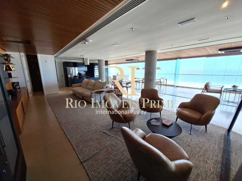 Conheça SALA do imóvel - Cond Grand Hyatt Residences, 2 suítes, 4 vagas, vista mar - RPAP20374 - 8 SALA - 8