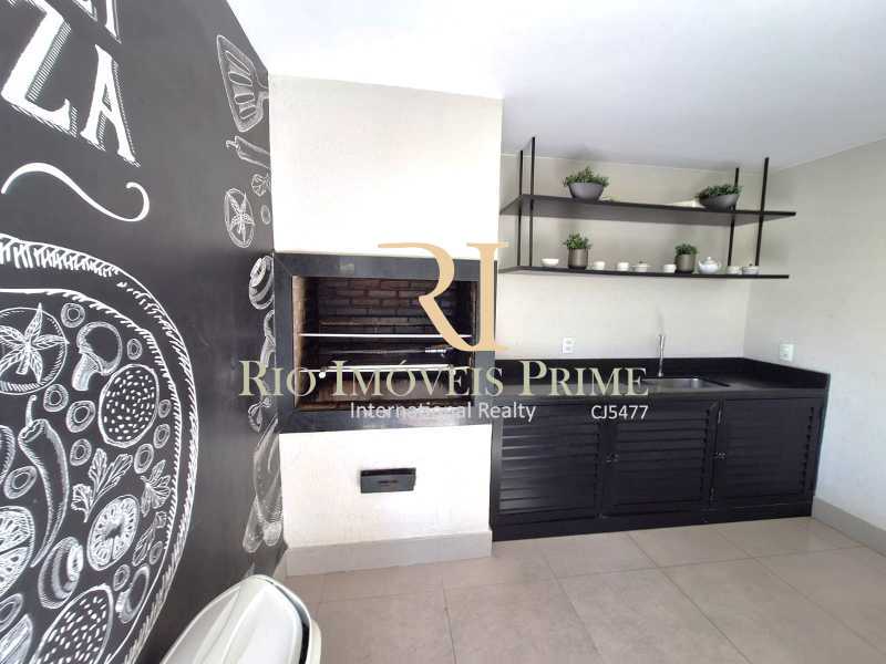 Conheça CHURR ESPAÇO GOURMET. do imóvel - Start Tijuca, varanda, 2 quartos, suíte e vaga - RPAP20387 - 20 CHURR ESPAÇO GOURMET. - 20