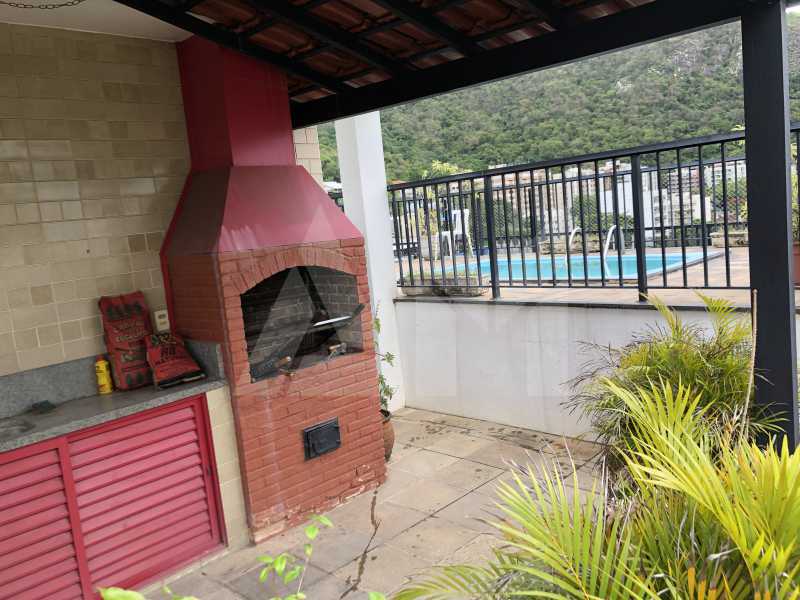 Conheça Churrasqueira do imóvel - Cobertura à venda Avenida Engenheiro Richard, Grajaú, Rio de Janeiro - R$ 1.300.000 - 2132 - 19 Churrasqueira - 19
