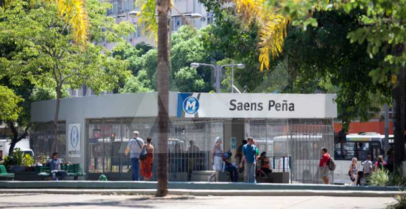 Conheça Metrô Saens Peña do imóvel - Sala Comercial 16m² para alugar Rua Conde de Bonfim, Tijuca, Rio de Janeiro - R$ 1.100 - 2168 - 18 Metrô Saens Peña - 18
