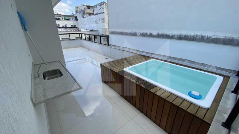 Conheça Terraço com Piscina do imóvel - Cobertura à venda Rua Homem de Melo, Tijuca, Rio de Janeiro - R$ 1.720.000 - 2281 - 30 Terraço com Piscina - 30