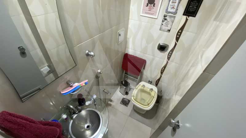 Conheça Lavabo do imóvel - Apartamento à venda na Tijuca, Rua Marquês de Valença, 3 quartos, suíte, 2 pisos, vaga de garagem e condomínio com lazer completo, próximo ao metrô São Francisco Xavier. - 2576 - 15 Lavabo - 15