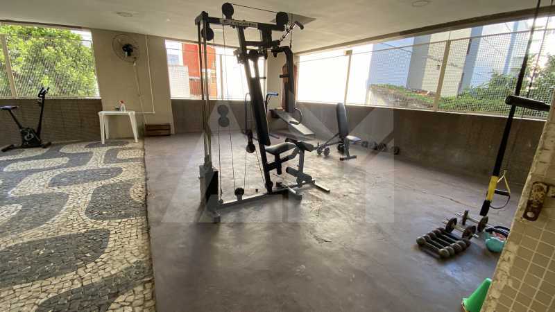 Conheça Academia do imóvel - Apartamento à venda na Tijuca, Rua Marquês de Valença, 3 quartos, suíte, 2 pisos, vaga de garagem e condomínio com lazer completo, próximo ao metrô São Francisco Xavier. - 2576 - 29 Academia - 29
