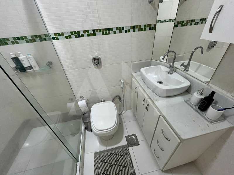 Conheça Banheiro Social do imóvel - Apartamento à venda Rua Conde de Bonfim, Tijuca, Rio de Janeiro - R$ 490.000 - 2953 - 8 Banheiro Social - 8
