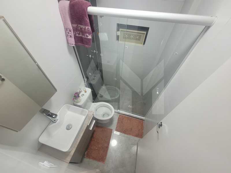 Conheça Banheiro do imóvel - Apartamento à venda Rua Conde de Bonfim, Tijuca, Rio de Janeiro - R$ 485.000 - 3025 - 15 Banheiro - 15