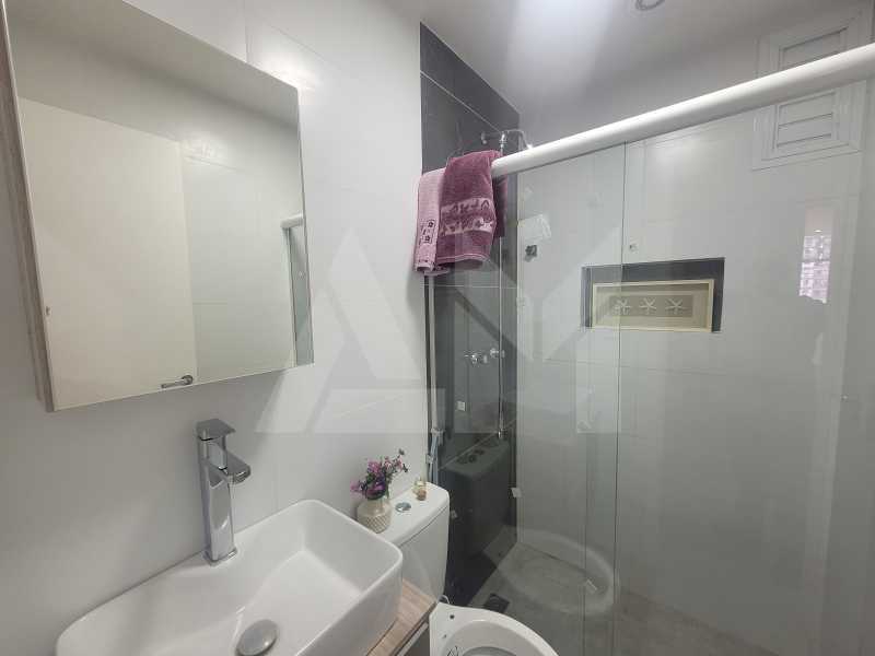 Conheça Banheiro do imóvel - Apartamento à venda Rua Conde de Bonfim, Tijuca, Rio de Janeiro - R$ 485.000 - 3025 - 16 Banheiro - 16