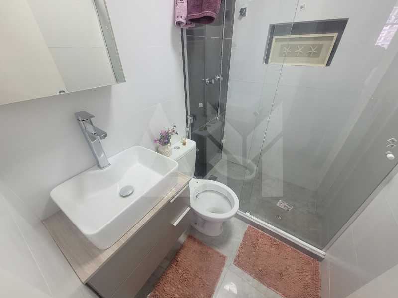 Conheça Banheiro do imóvel - Apartamento à venda Rua Conde de Bonfim, Tijuca, Rio de Janeiro - R$ 485.000 - 3025 - 17 Banheiro - 17