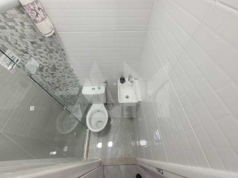 Conheça Banheiro do imóvel - Apartamento à venda Rua Conde de Bonfim, Tijuca, Rio de Janeiro - R$ 485.000 - 3025 - 19 Banheiro - 19