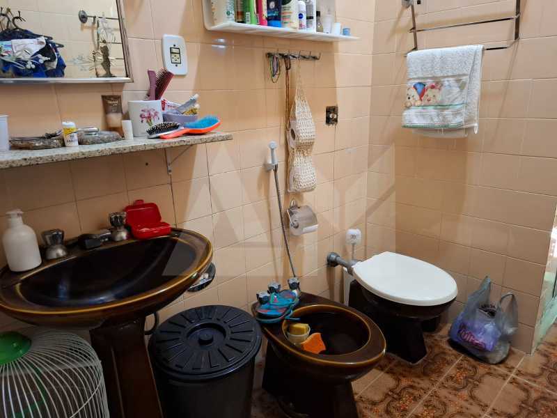 Conheça Banheiro do imóvel - Casa de Vila à venda Rua Conde de Bonfim, Tijuca, Rio de Janeiro - R$ 980.000 - 3042 - 7 Banheiro - 7