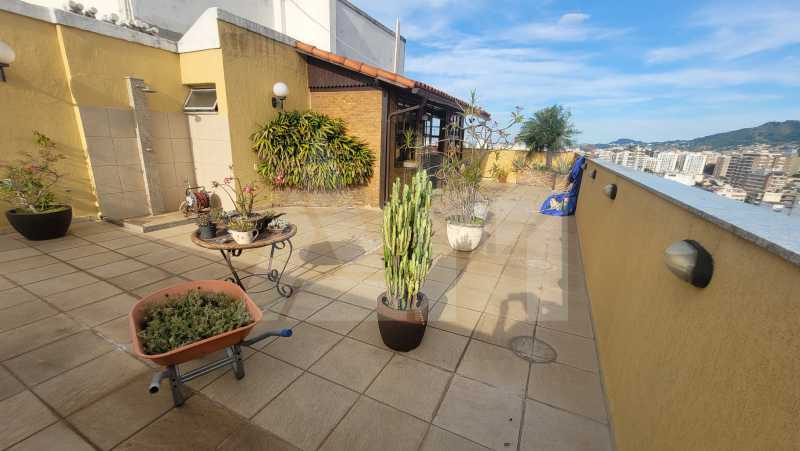 Conheça Terraço do imóvel - Cobertura 4 quartos à venda Grajaú, Rio de Janeiro - R$ 1.300.000 - 3089 - 26 Terraço - 26