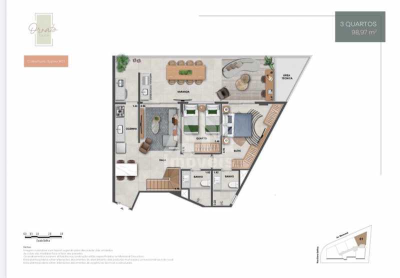 Conheça 3272 do imóvel - Apartamento à venda Rua Dona Delfina, Tijuca, Rio de Janeiro - R$ 936.864 - 3272 - 19 3272 - 19