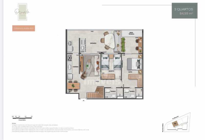Conheça 3272 do imóvel - Apartamento à venda Rua Dona Delfina, Tijuca, Rio de Janeiro - R$ 936.864 - 3272 - 21 3272 - 21