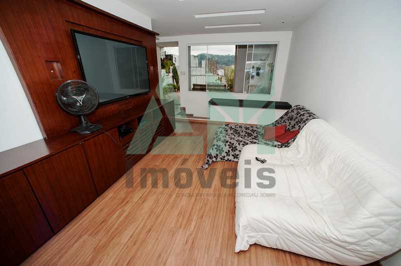 Conheça Sala de Estar do imóvel - Cobertura à venda Rua Juiz de Fora, Grajaú, Rio de Janeiro - R$ 799.000 - 1330 - 4 Sala de Estar - 4