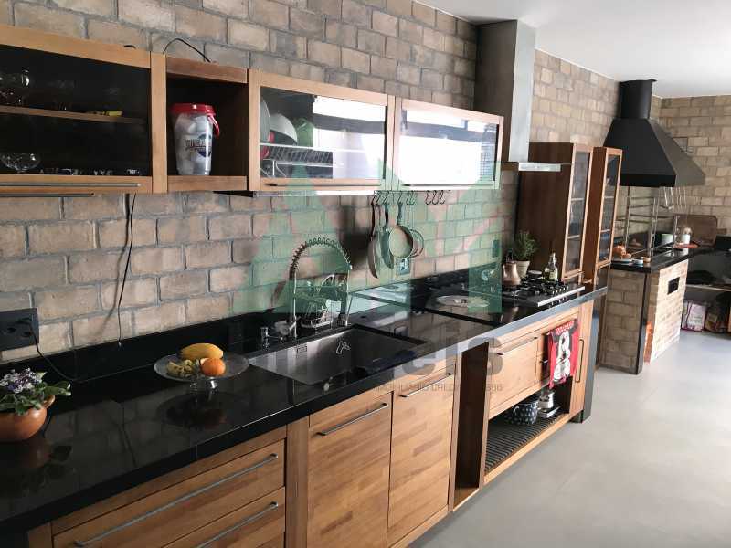 Conheça Cozinha Gourmet do imóvel - Casa de Vila à venda Rua Uruguai, Tijuca, Rio de Janeiro - R$ 1.050.000 - 1658 - 18 Cozinha Gourmet - 18