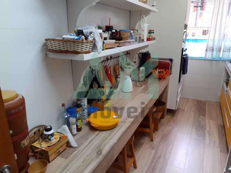 Conheça Copa-Cozinha do imóvel - Casa de Vila à venda Rua Dezoito de Outubro, Tijuca, Rio de Janeiro - R$ 870.000 - 1700 - 17 Copa-Cozinha - 17