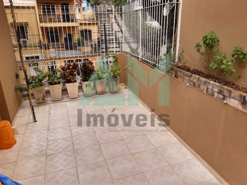 Conheça Terraço do imóvel - Casa de Vila à venda Rua Dezoito de Outubro, Tijuca, Rio de Janeiro - R$ 870.000 - 1700 - 19 Terraço - 19