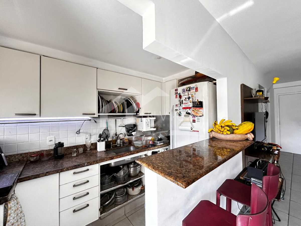 Conheça Cozinha do imóvel - Up Leblon: excelente 3 quartos (2 suítes) com vista Cristo e vaga escriturada! - IPAP30109 - 8 Cozinha - 8
