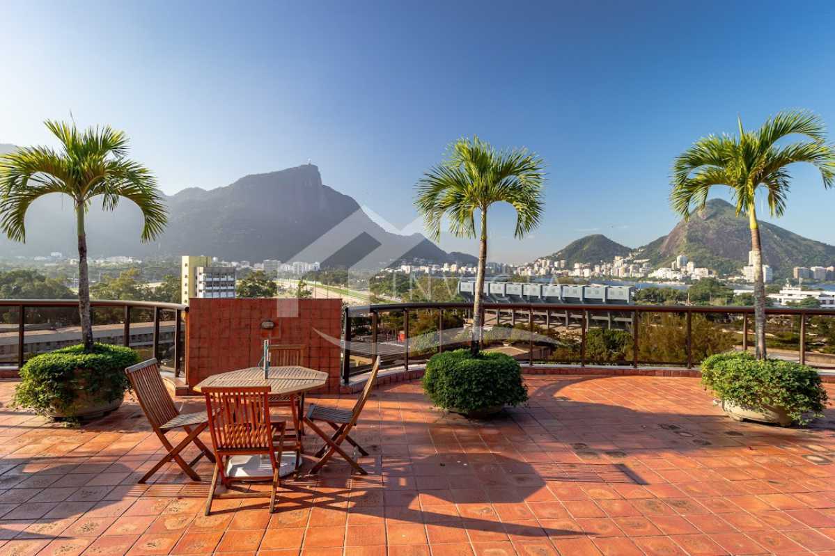 Conheça Área Gourmet do imóvel - Up Leblon: excelente 3 quartos (2 suítes) com vista Cristo e vaga escriturada! - IPAP30109 - 24 Área Gourmet - 24