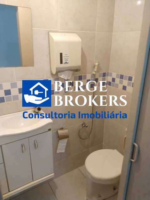 Conheça BANHEIRO do imóvel - Sala Comercial 28m² à venda Rua Barata Ribeiro, Copacabana, Rio de Janeiro - R$ 295.000 - RJSL00020 - 8 BANHEIRO - 8
