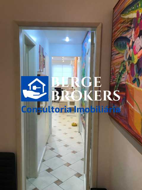 Conheça corredor entre as salas do imóvel - Sala Comercial 39m² à venda Rua Siqueira Campos, Copacabana, Rio de Janeiro - R$ 480.000 - RJSL00057 - 4 corredor entre as salas - 4