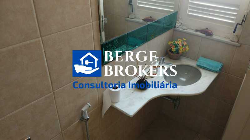 Conheça lavabo do imóvel - Apartamento à venda Rua Assis Brasil, Copacabana, Rio de Janeiro - R$ 1.800.000 - RJAP40125 - 45 lavabo - 45