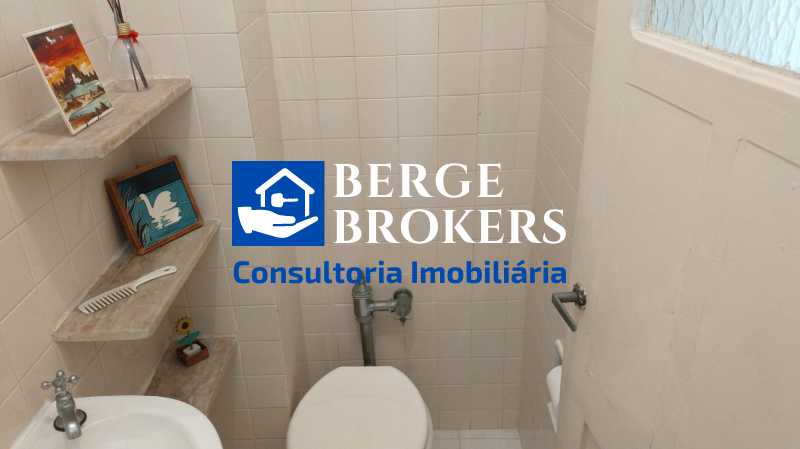 Conheça banheiro de serviço do imóvel - Apartamento à venda Rua Assis Brasil, Copacabana, Rio de Janeiro - R$ 1.800.000 - RJAP40125 - 58 banheiro de serviço - 58