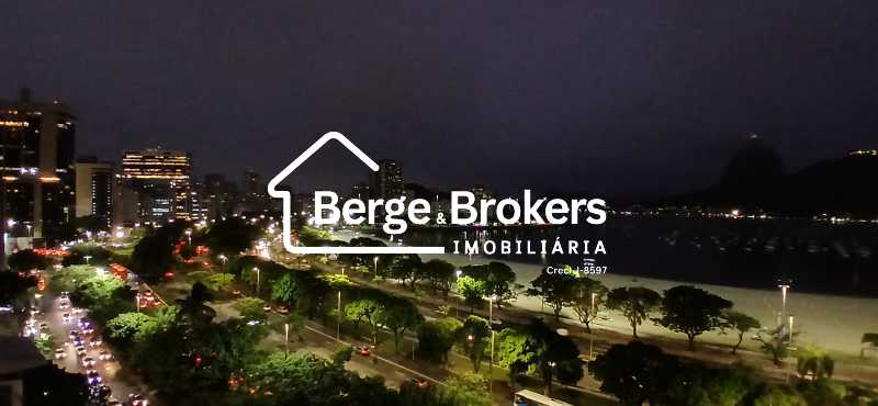 Conheça Vista Noite - Lateral Esquerda do imóvel - Apartamento à venda Praia de Botafogo, Botafogo, Rio de Janeiro - R$ 490.000 - RJAP10322 - 26 Vista Noite - Lateral Esquerda - 26