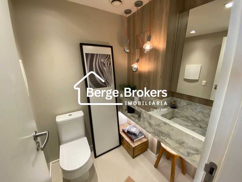 Conheça lavabo. do imóvel - Apartamento : / Residencial / Botafogo - RJAP20808 - 17 lavabo. - 17