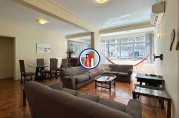 Ótima localização - apartamento de 3 quartos com vaga, 3 quartos com vaga a venda em copacabana - CPAP31566