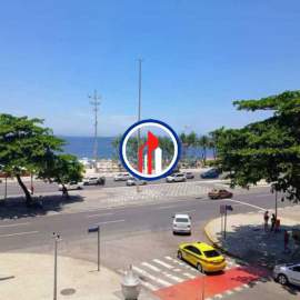 Ótima localização - Avenida Atlântica | Amplo Apartamento Frontal Mar | Vista Deslumbrante - CPAP31615
