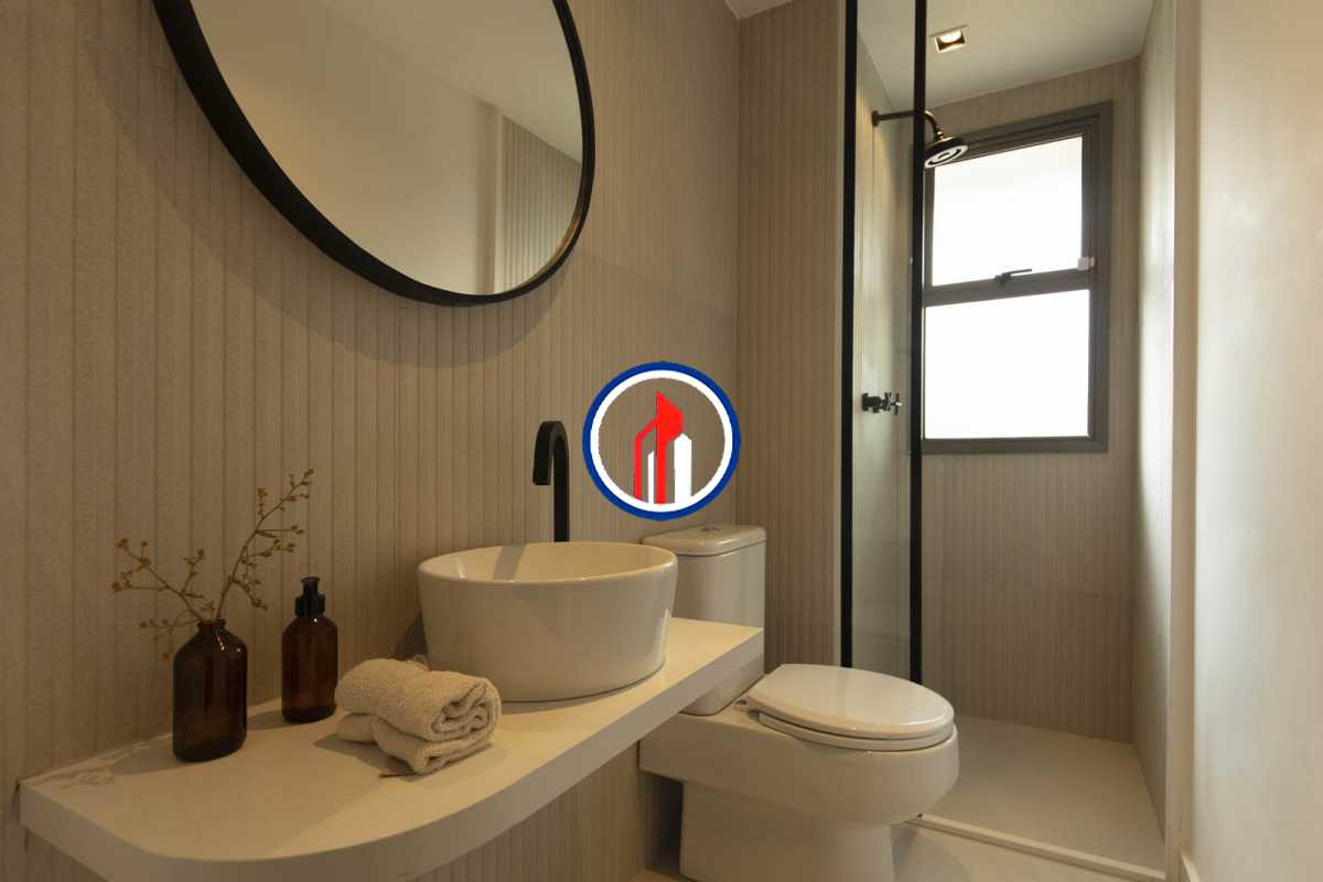 Conheça Ed Venice Banheiro de servic¦ do imóvel - Apartamento 3 quartos à venda Flamengo, Rio de Janeiro - R$ 1.973.127 - CPAP31674 - 16 Ed Venice Banheiro de servic¦ - 16