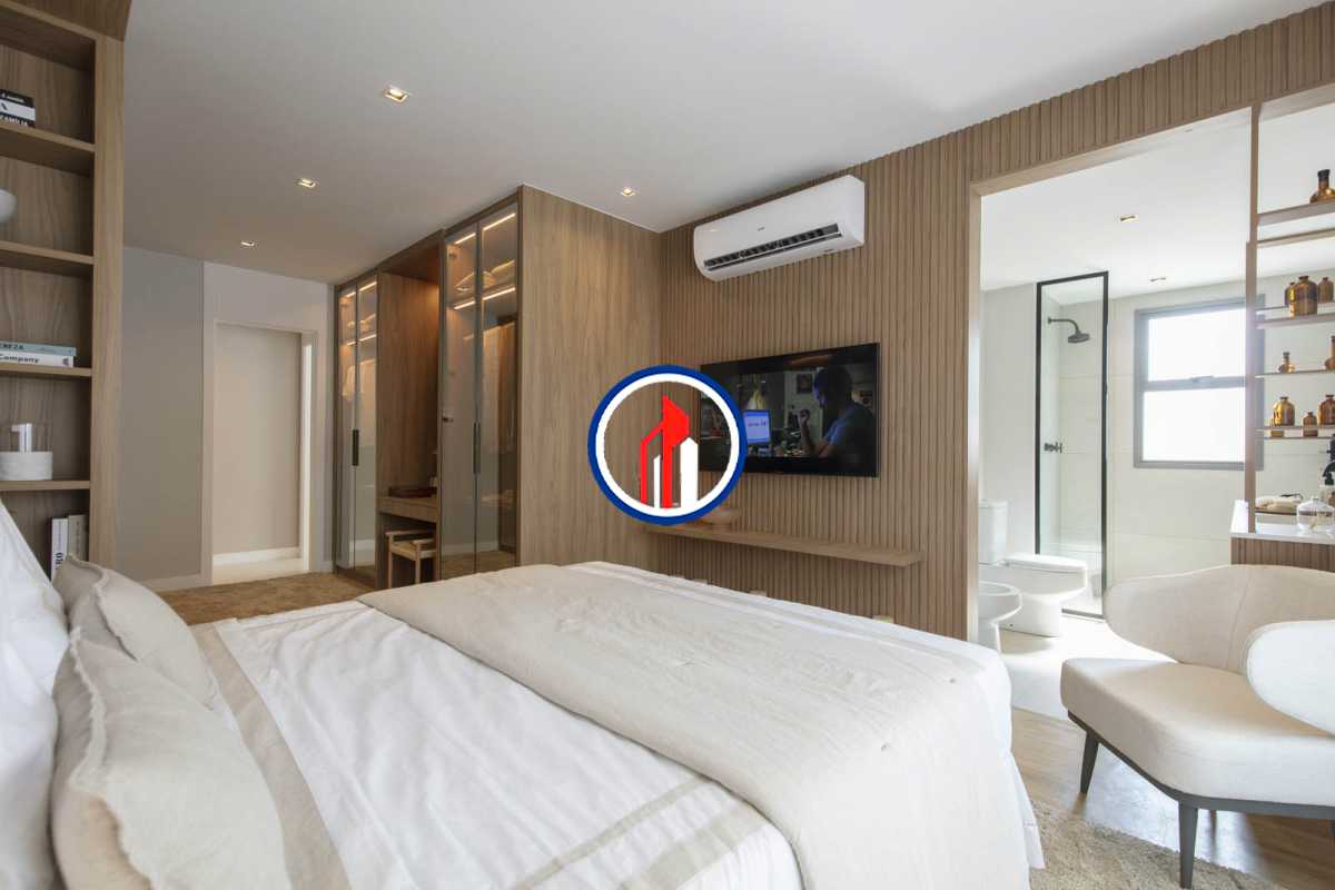 Conheça Ed Venice Quarto casal 01 do imóvel - Apartamento 3 quartos à venda Flamengo, Rio de Janeiro - R$ 1.973.127 - CPAP31674 - 8 Ed Venice Quarto casal 01 - 8