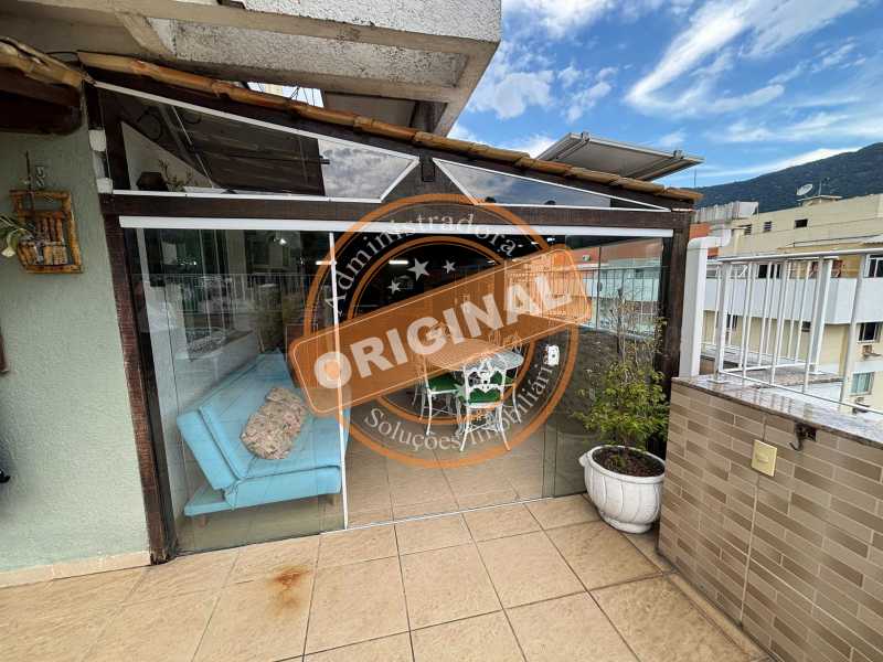 Cobertura duplex para venda 4 quartos duas vagas 185m2 em condomínio clube Tijuca RJ