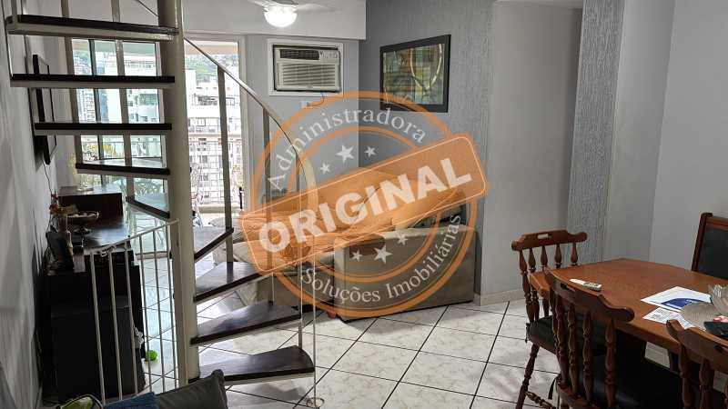 Cobertura duplex para venda 4 quartos duas vagas 185m2 em condomínio clube Tijuca RJ