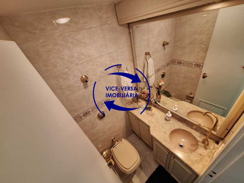 Conheça Lavabo do imóvel - Rua Antonio Basílio, 150m², luxo juntinho ao Metrô, 1 p/andar, salão, 4 quartos (suíte master), copa-coz, deps. compls, garagem. - 1503 - 27 Lavabo - 27