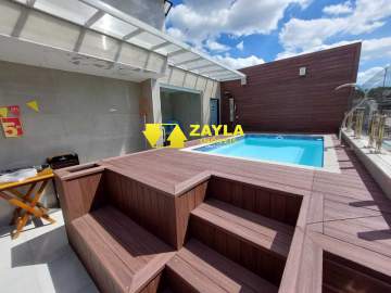 Imperdível - Casa duplex condomínio 3 quartos vaga de garagem piscina a venda Irajá Rj - Metrô - CN00089