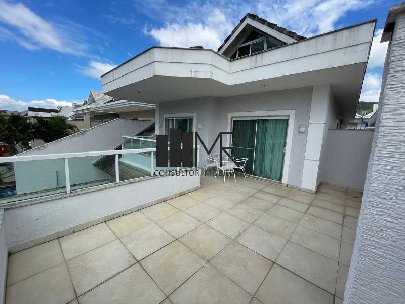 Conheça Varanda do imóvel - Casa em Condomínio à venda Avenida Aldemir Martins, Recreio dos Bandeirantes, Rio de Janeiro - R$ 2.800.000 - RM20 - 26 Varanda - 26