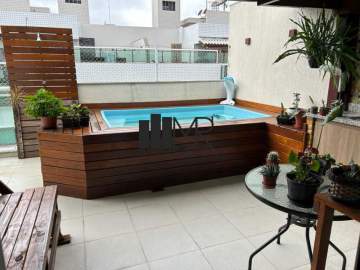 Cobertura Duplex à Venda - 3 dormitórios (1 suíte) - Freguesia - 181 m² com Piscina e Churrasqueira - I54613