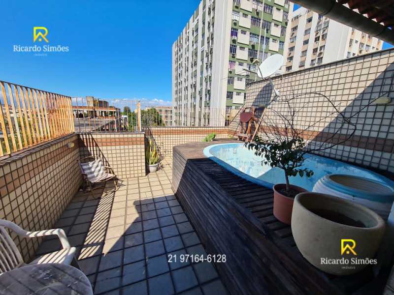 Conheça 22 - Cobertura a venda Duplex do imóvel - Cobertura à venda Rua Carolina Santos, Méier, Rio de Janeiro - R$ 490.000 - RSCO30004 - 21 22 - Cobertura a venda Duplex - 21