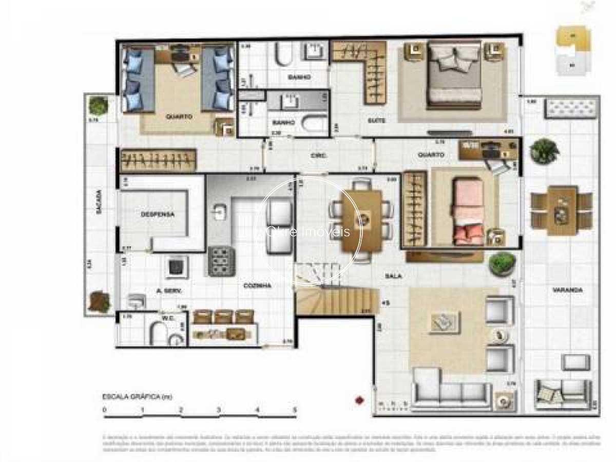 Conheça 14 do imóvel - Cobertura 3 quartos à venda Leblon, Rio de Janeiro - R$ 6.900.000 - 203 - 28 14 - 28