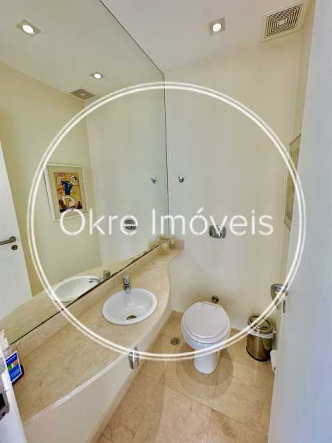 Conheça 2º LAVABO do imóvel - COBERTURA DUPLEX À VENDA NO LEBLON. - LECO40099 - 45 2º LAVABO - 45