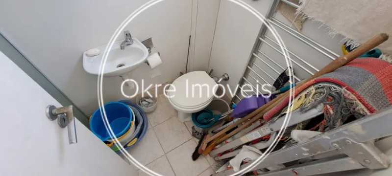 Conheça BANHEIRO SERVIÇO do imóvel - APARTAMENTO REFORMADO À VENDA NO JARDIM BOTÂNICO! - LEAP40489 - 25 BANHEIRO SERVIÇO - 25